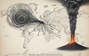 ریشه قتلعام «مرگ سیاه» به فوران یه آتشفشان در اون سر دنیا رسید ریشه قتلعام «مرگ سیاه» به فوران یه آتشفشان در اون سر دنیا رسید